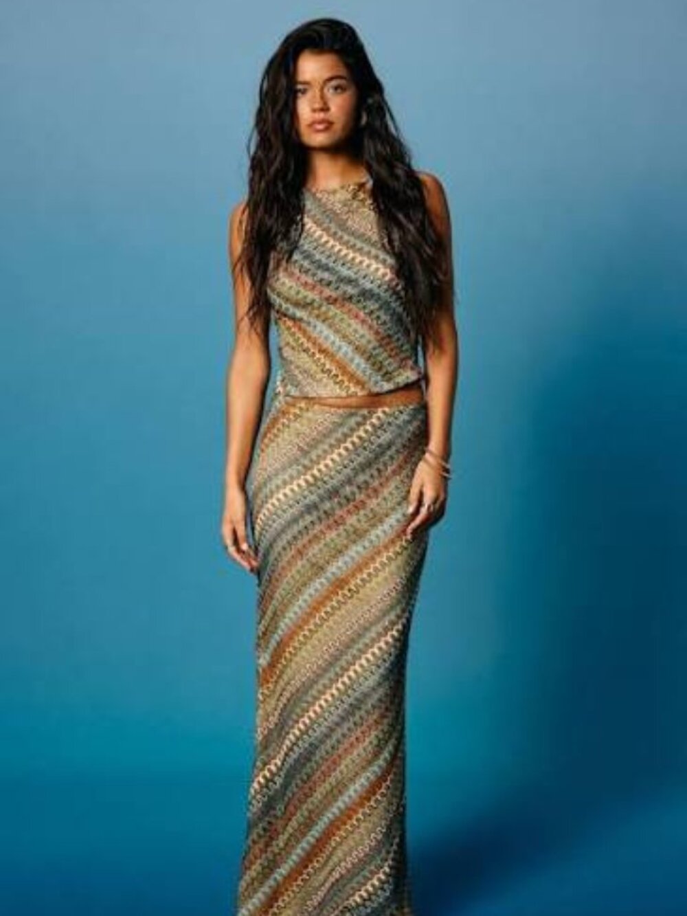 Lulus Tallulah Brown Multi Crochet Set